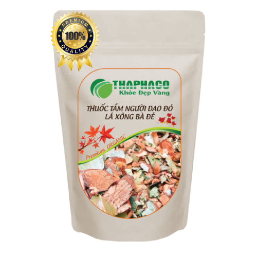 La Xông Bà Đẻ Sấy Khô [Túi Lớn Loại 1kg] Hàng Công Ty Thaphaco [{ Thuốc Tắm Người Dao Đỏ }]