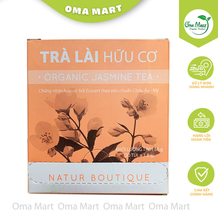 Trà lài hữu cơ Fito (hộp 20 túi lọc)