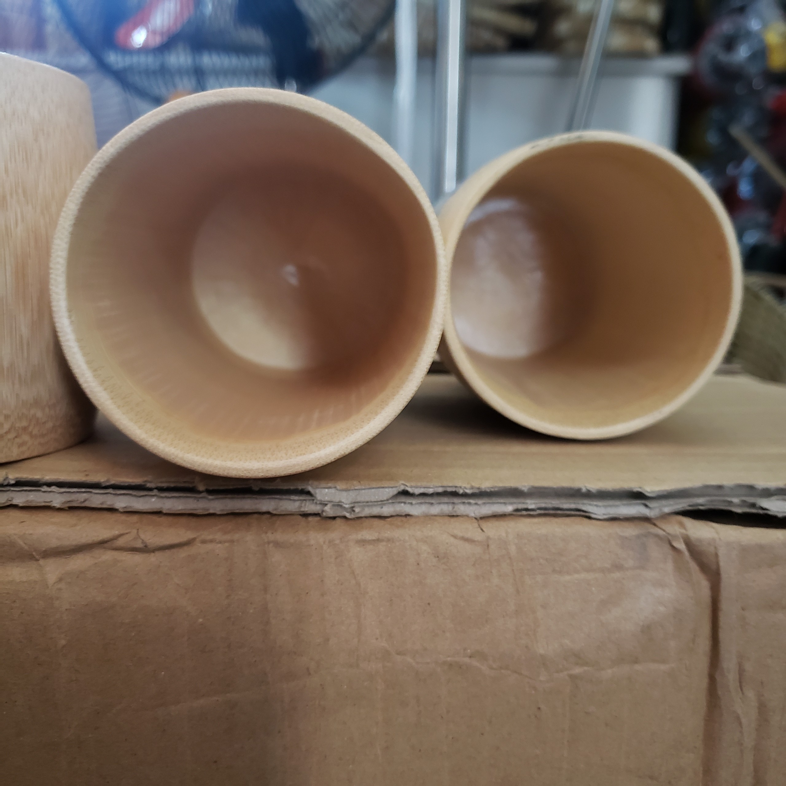 Ly tre Cóc tre - Bamboo cup -Ly Uống Nước Caffe Trà