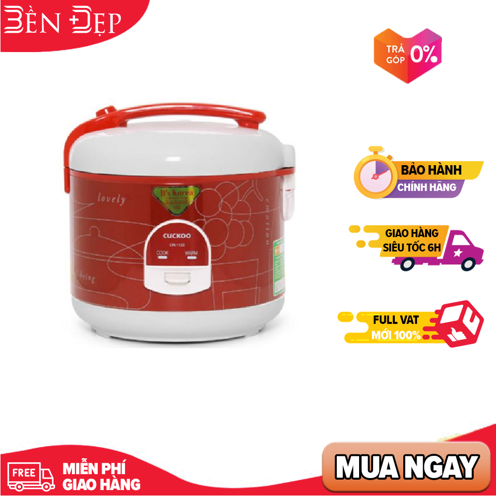 Nồi cơm điện Cuckoo 2 lít CR-1122 (Giá áp dụng giao tại HN, HCM& các tỉnh liên hệ shop)