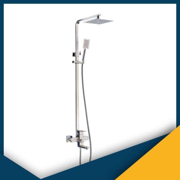 Bộ sen cây tắm nóng lạnh Inox SUS304 vuông 3001