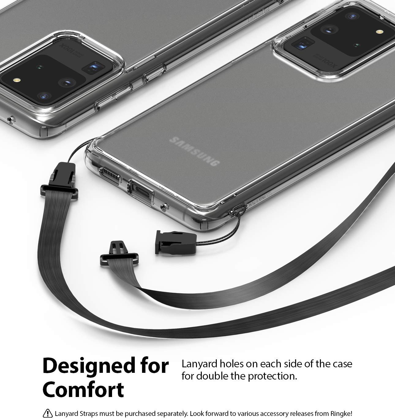 [HOT-Rinke Matte Clear] Ốp lưng Galaxy S20 Plus / Ultra Ringke Fusion Hàn Quốc (Ringke Fusion Case for Galaxy S20+ / S20 Ultra Korea)
