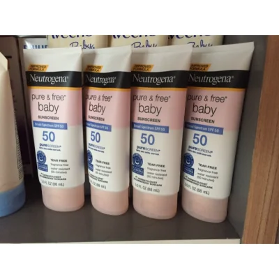 [HCM]Kem Chống Nắng Neutrogena Pure Free Baby Sunscreen Spf 50-Xách Tay Us