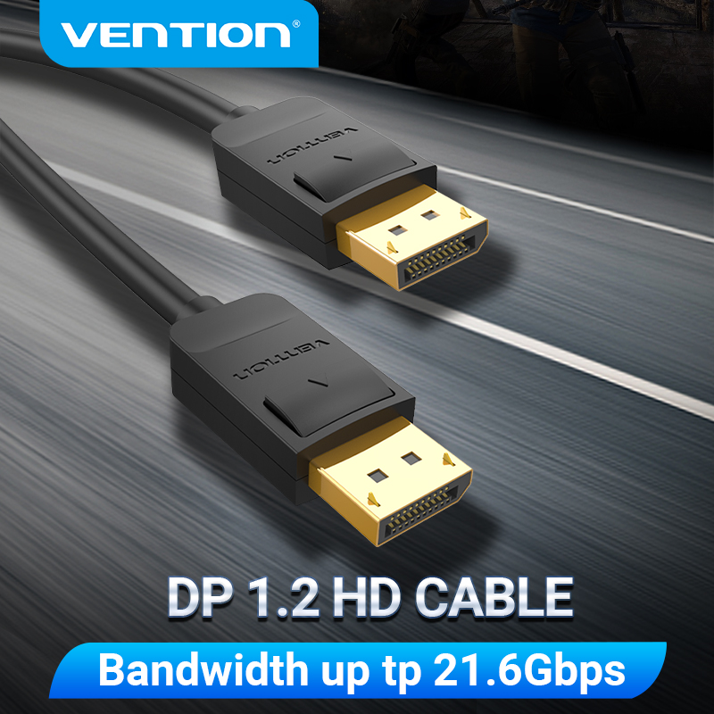 Vention DisplayPort Cable 4K 60Hz DisplayPort to DisplayPort Cable for Video PC Laptop TV Projector Display Port 1.2 DP Cable