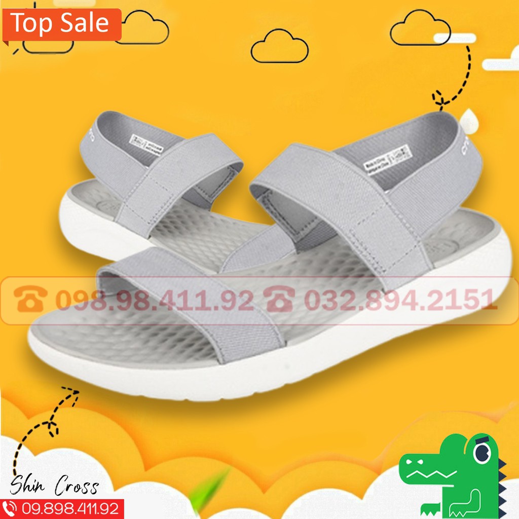 Dép sandal Cross họa tiết xám DEPCR77JN1 tặng thêm 1 hộp giày cross
