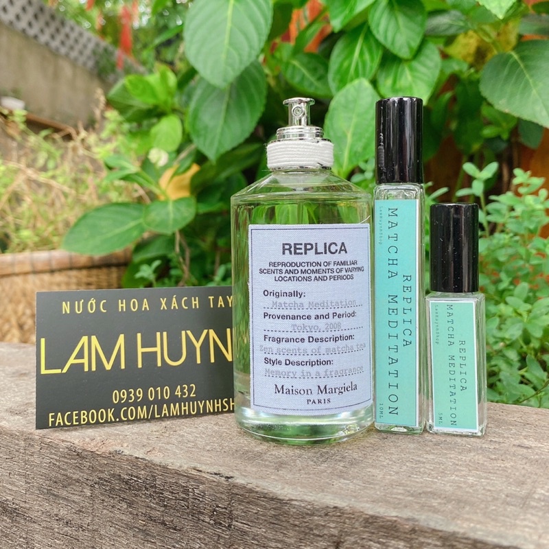Mẫu Thử Nước Hoa REPLICA MATCHA MEDITATION 5ml - 10ml