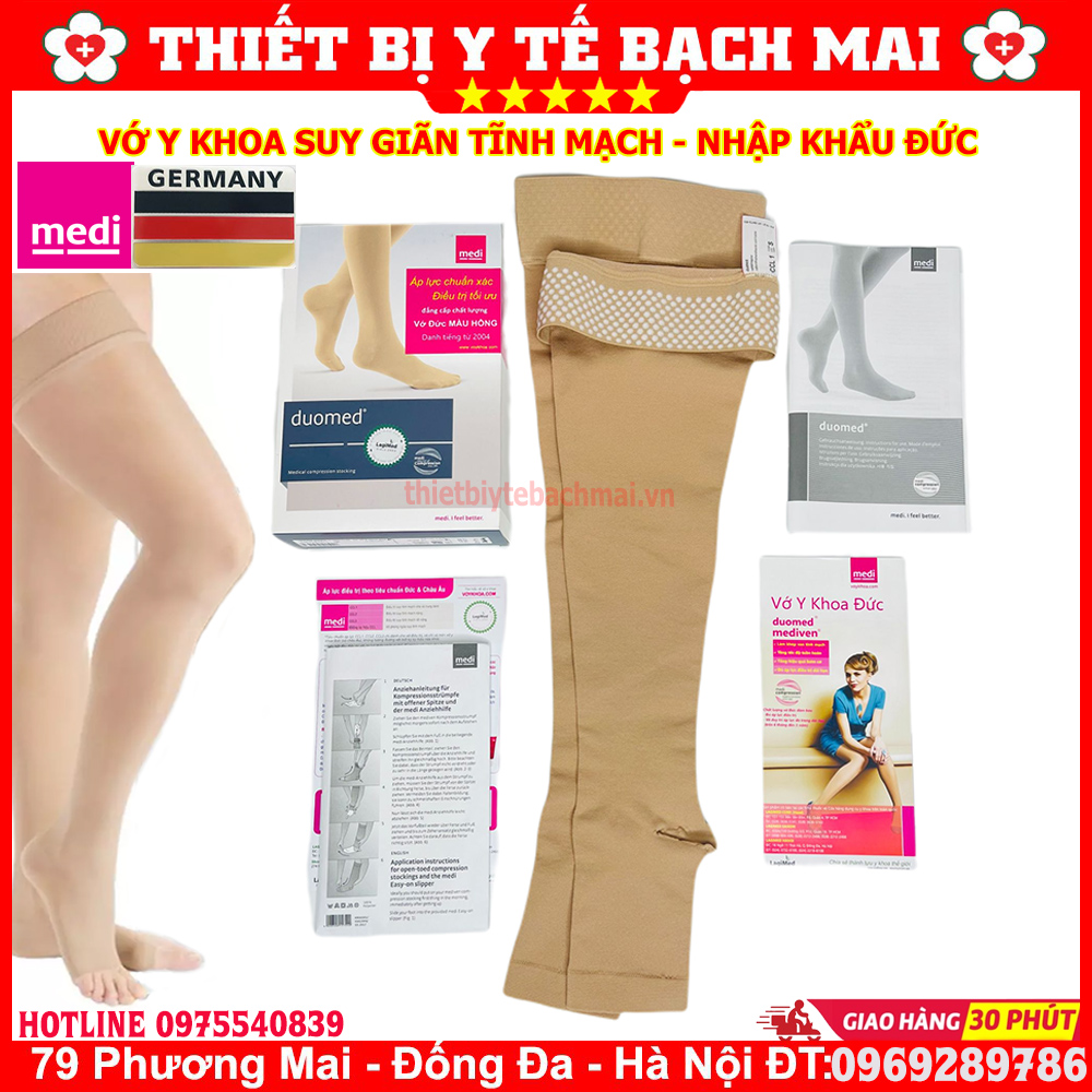 Vớ y khoa medi duomed đức - tất suy giãn tĩnh mạch chân