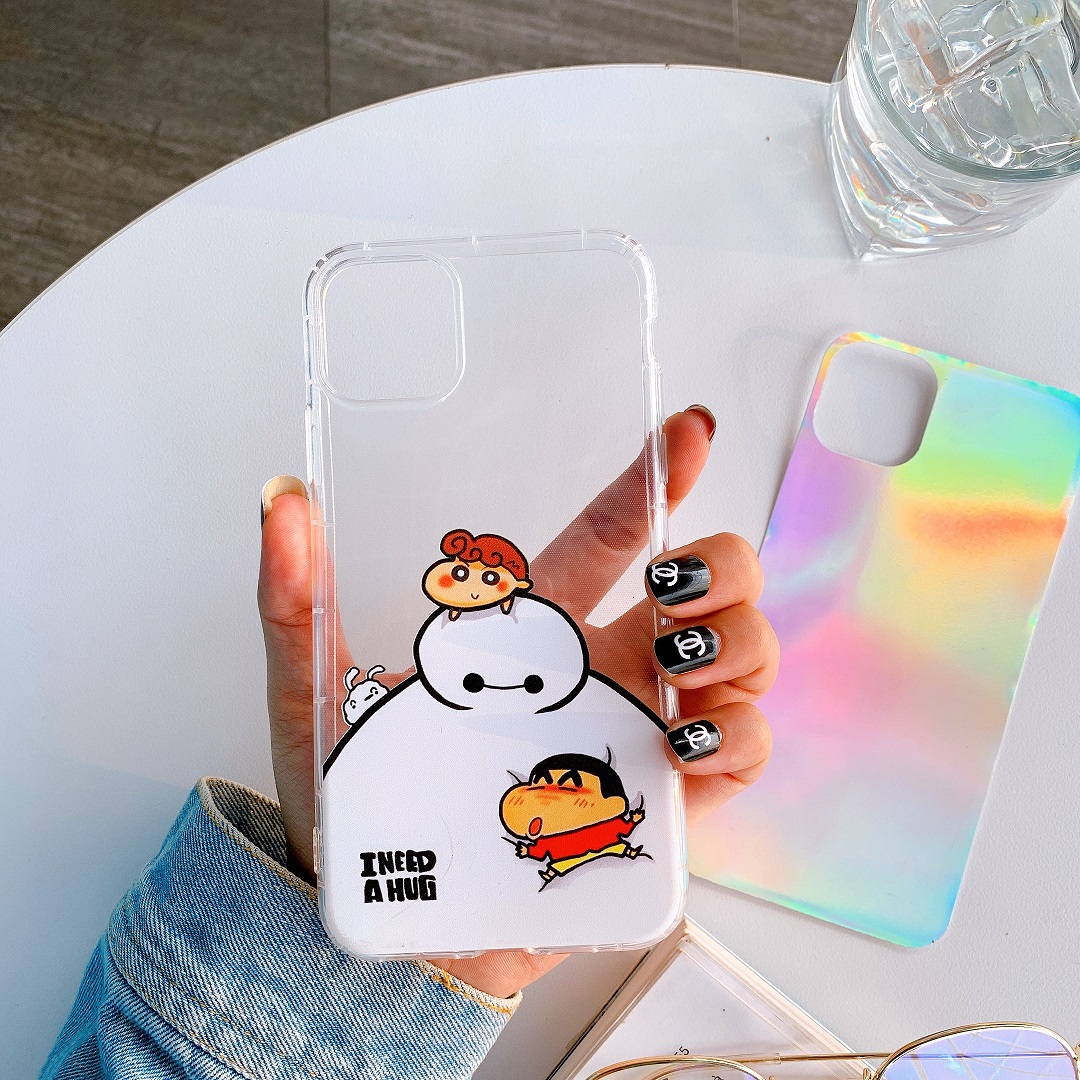 Ốp Lưng Silicon Chống Sốc Cartoon Story ( Kèm Miếng Phản Quang )
