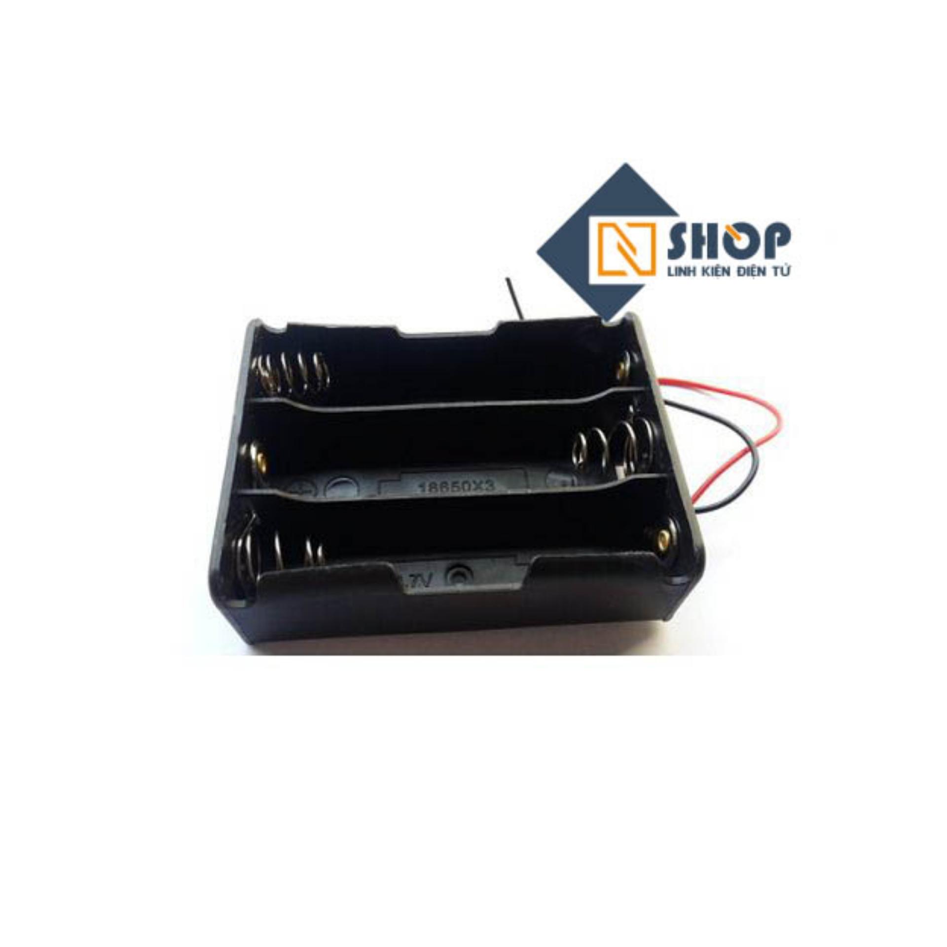 Đế giữ pin 18650 3 cell