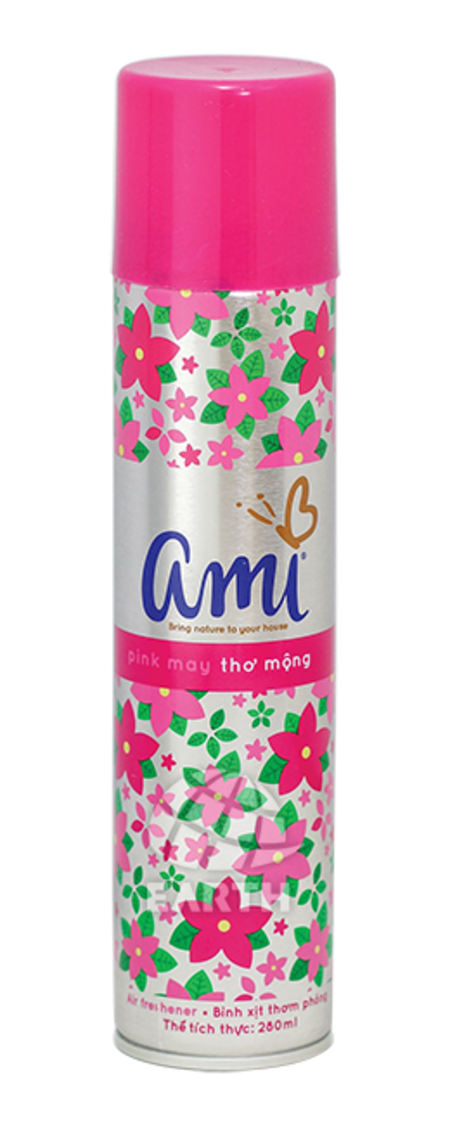 Xịt phòng Ami 280 ml (Rose, lavender, Ping May, Ylang, Newyork)