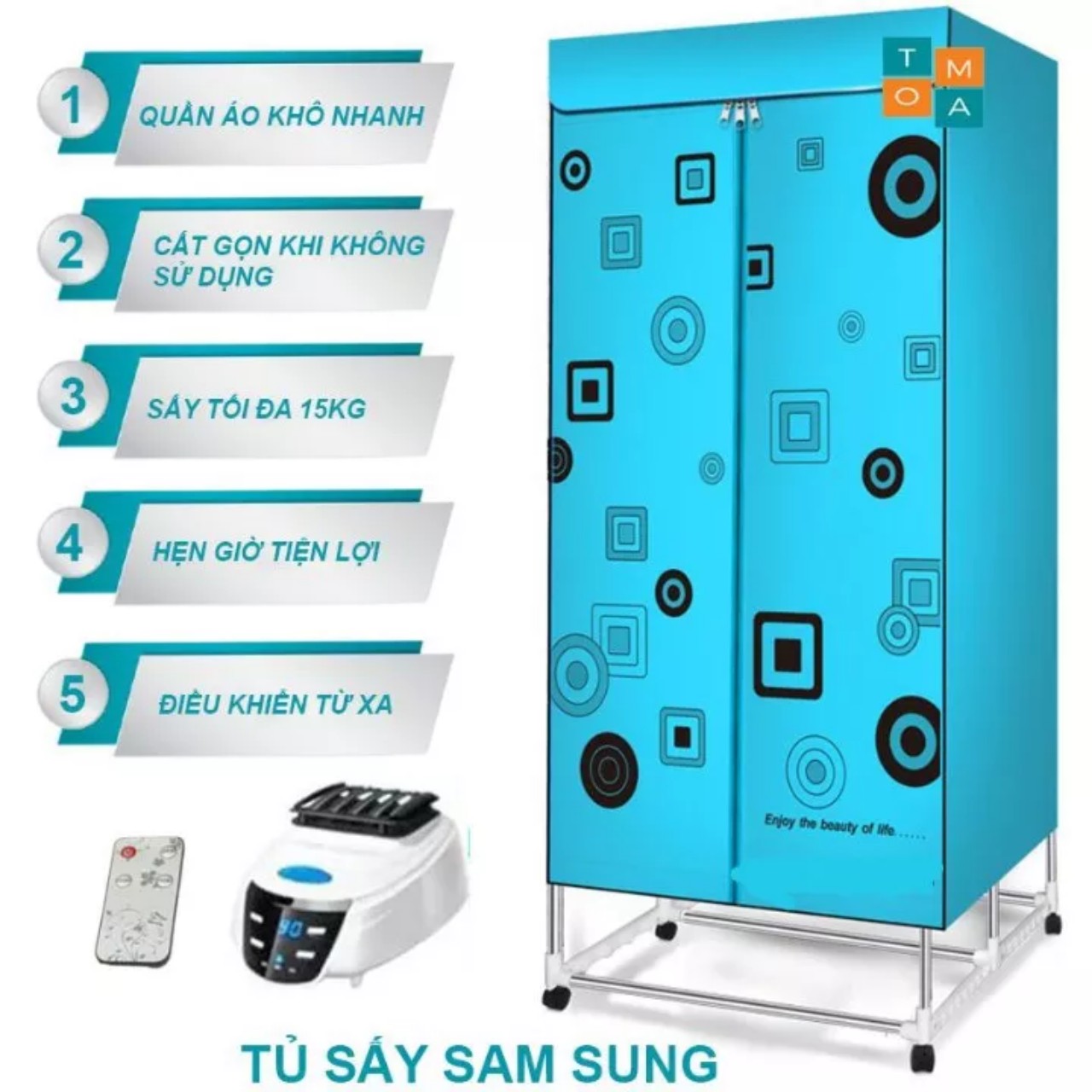 Tủ sấy quần áo Samsung có Bảo hành 12 tháng Decor 4.0 .Tủ sấy quần áo, Máy sấy quần áo Samsung, Khử khuẩn kháng mùi, Dễ dàng đi chuyển .TỦ SẤY QUẦN ÁO CÓ ĐIỀU KHIỂN TỪ XA SẤY SIÊU NHANH