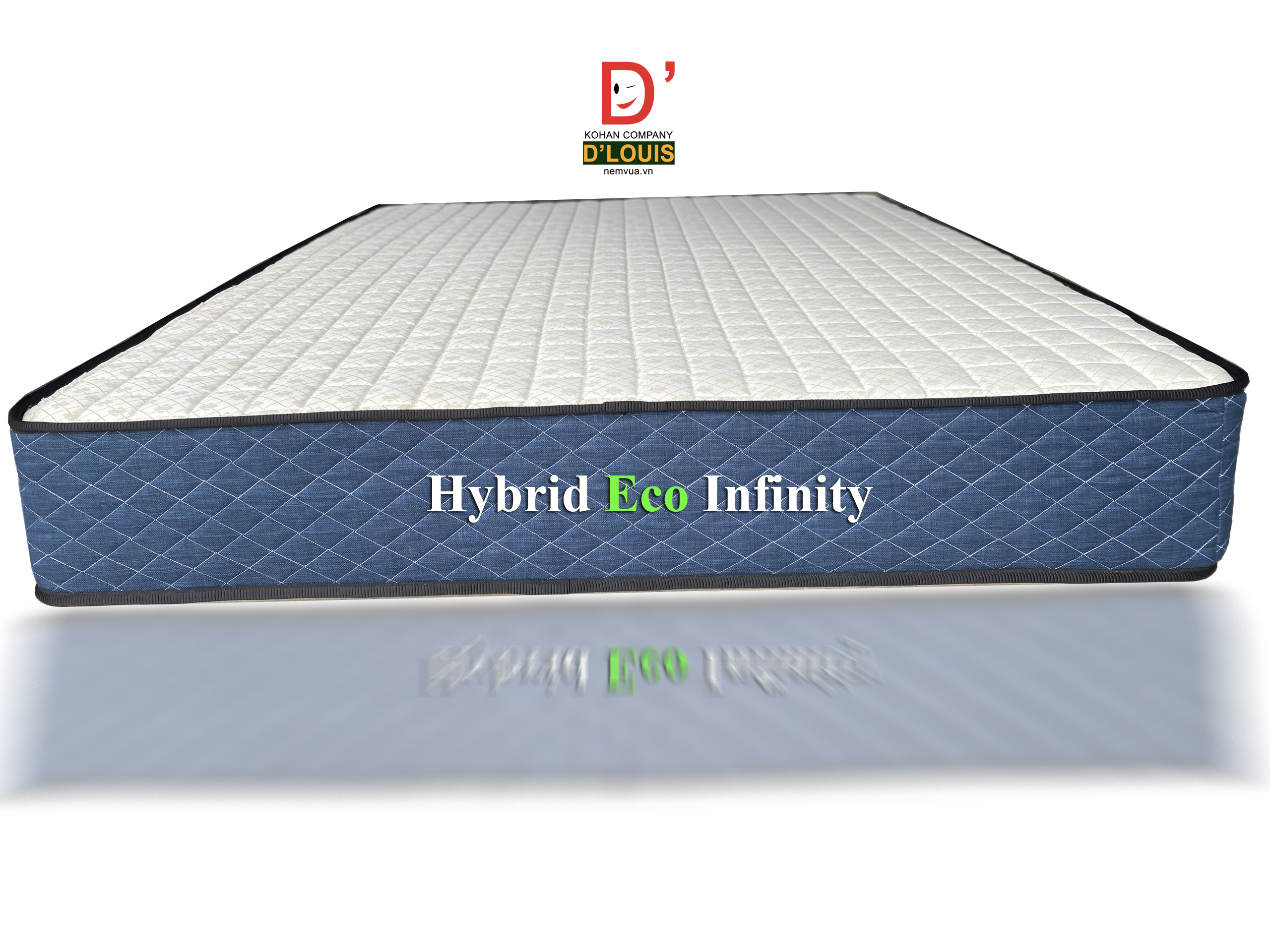 Nệm Lò xo túi độc lập cuộn gọn KOHAN eco infinity cao 25cm