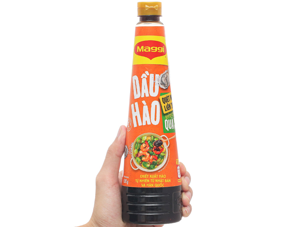 Dầu hào Maggi đậm đặc chai 520g/ 820g