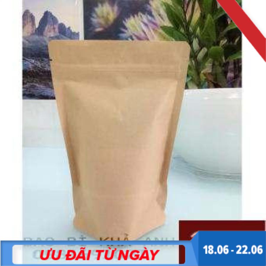 Túi Zip 2 mặt Giấy Kraft ( Đựng các loại hạt khô) - KF25[HCM]1kg