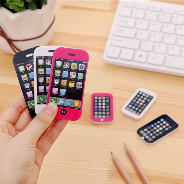 Combo 3 Viên Tẩy Hình Điện Thoại Iphon