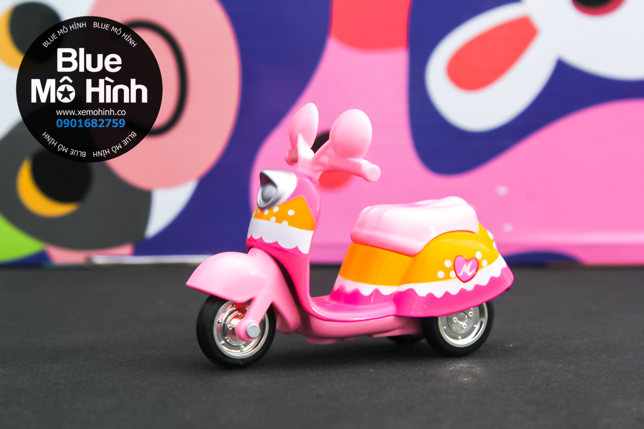 Blue mô hình | Xe mô hình xe máy Vespa bằng kim loại