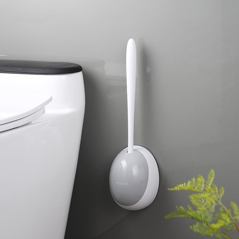 Chổi cọ  bồn cầu, chổi cọ silicone cao cấp dán tường Ecoco