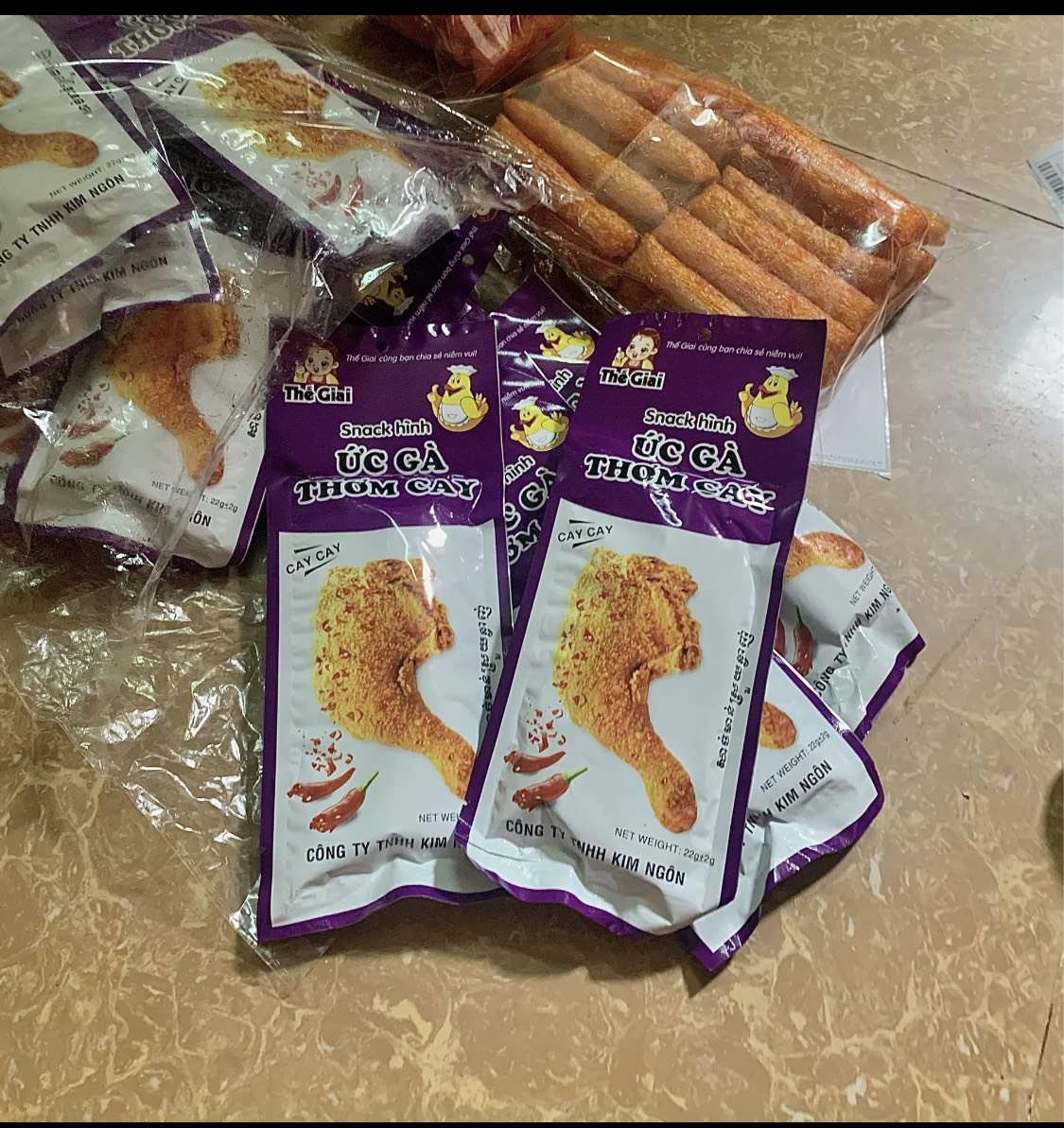 Bịch 30goi snack ức gà thơm ngon