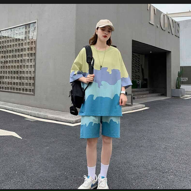 Sét bộ mặc nhà nam, sét bộ mặc nhà nữ, đồ cặp, sét bộ đi chơi LOANG MÀU 4 TẦNG cực đẹp (đủ size 40-70KG) kèm ảnh thật