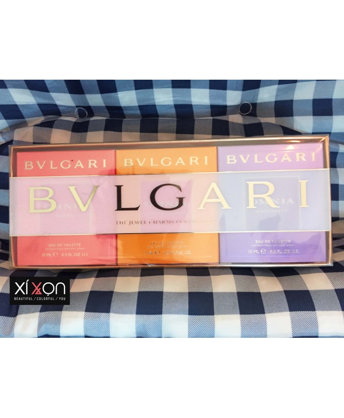 Set 3 chai nước hoa nữ Bullllgari cao cấp