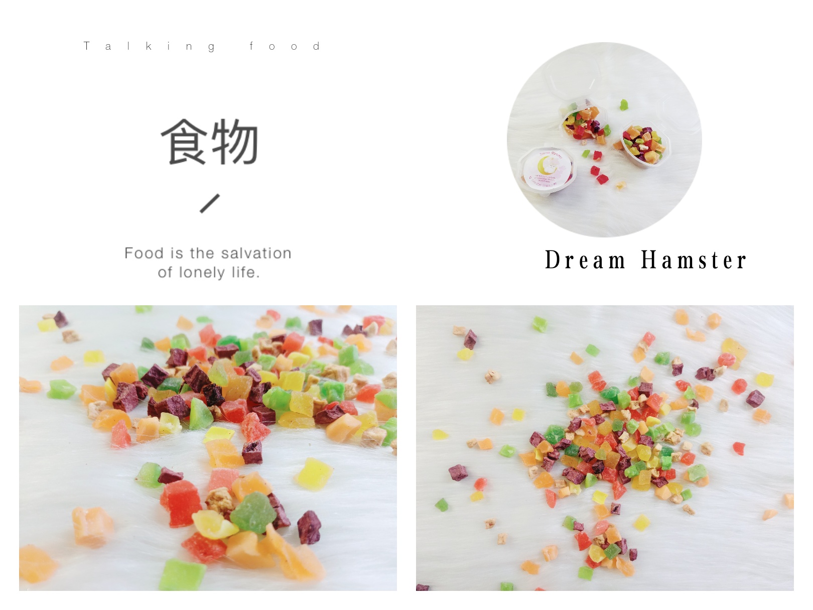 Salad trái cây cho Hamster, thỏ, bọ...(30gr)