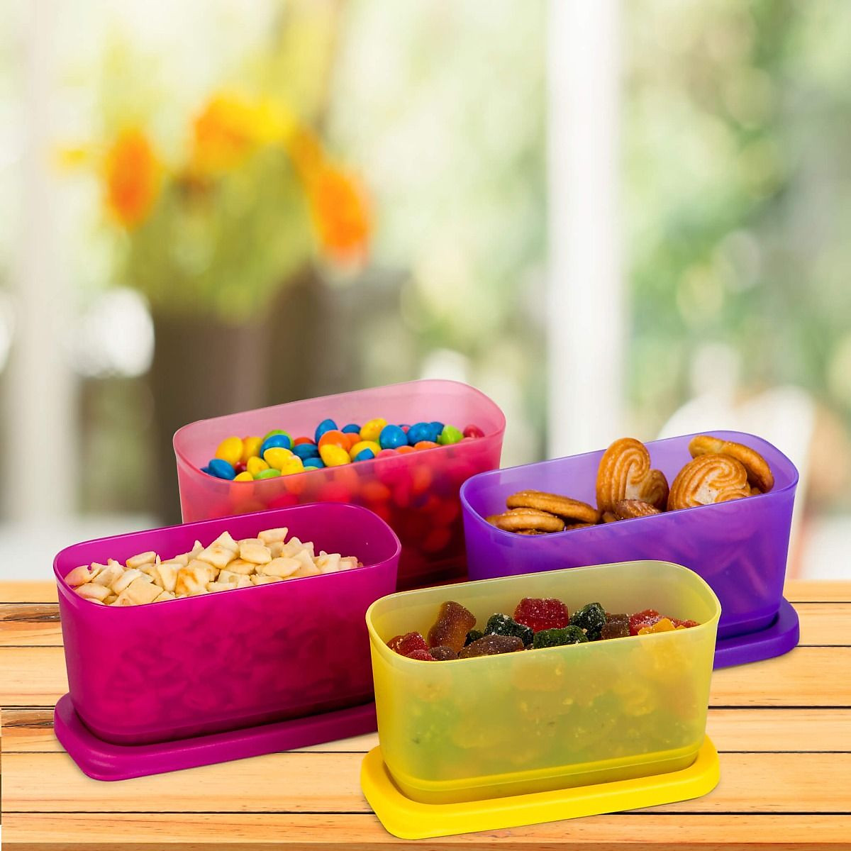 Bộ hộp Tupperware Mini Rectangular 250ML (4)