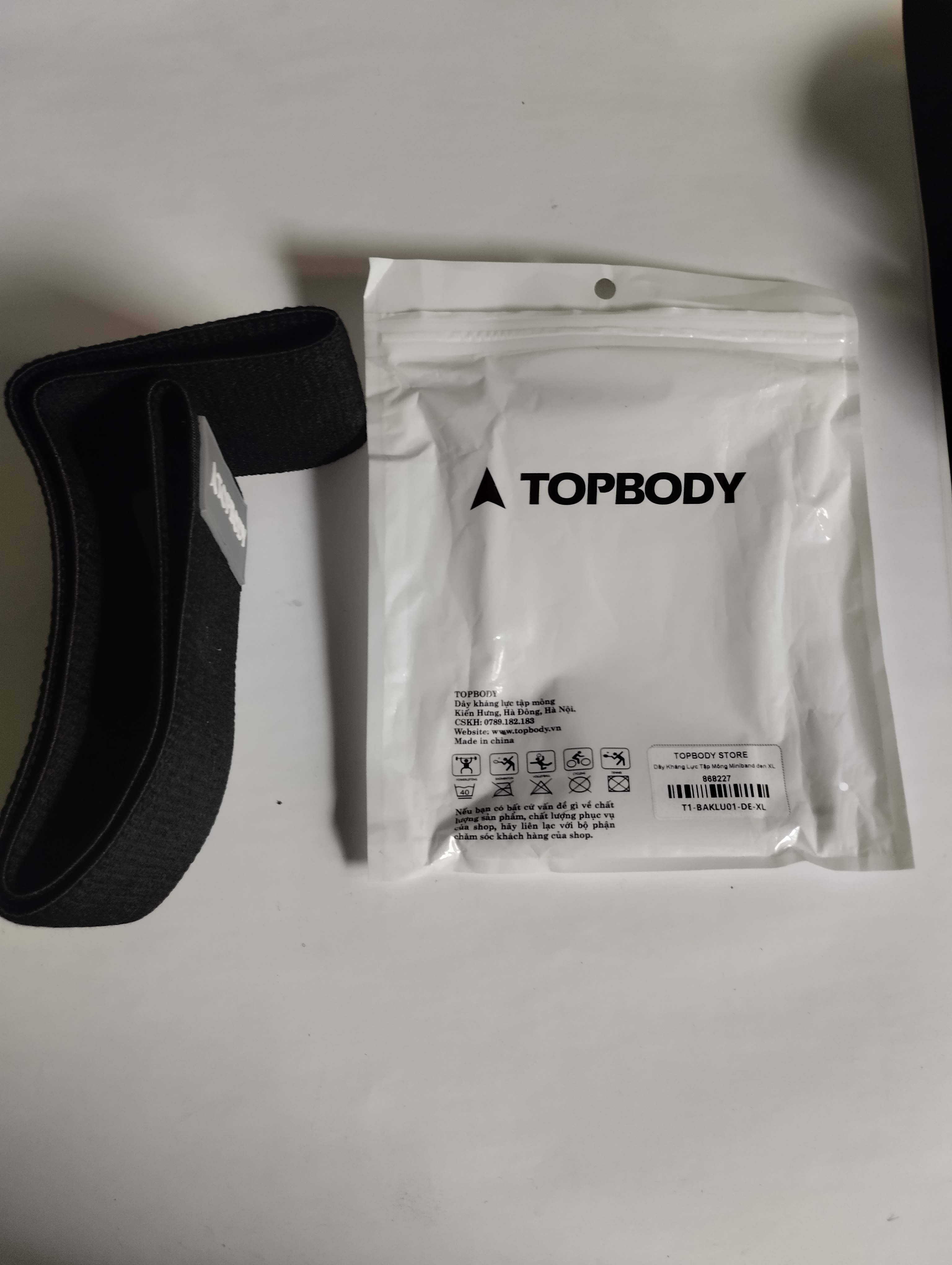 Dây kháng lực tập gym, dây miniband tập mông đùi
