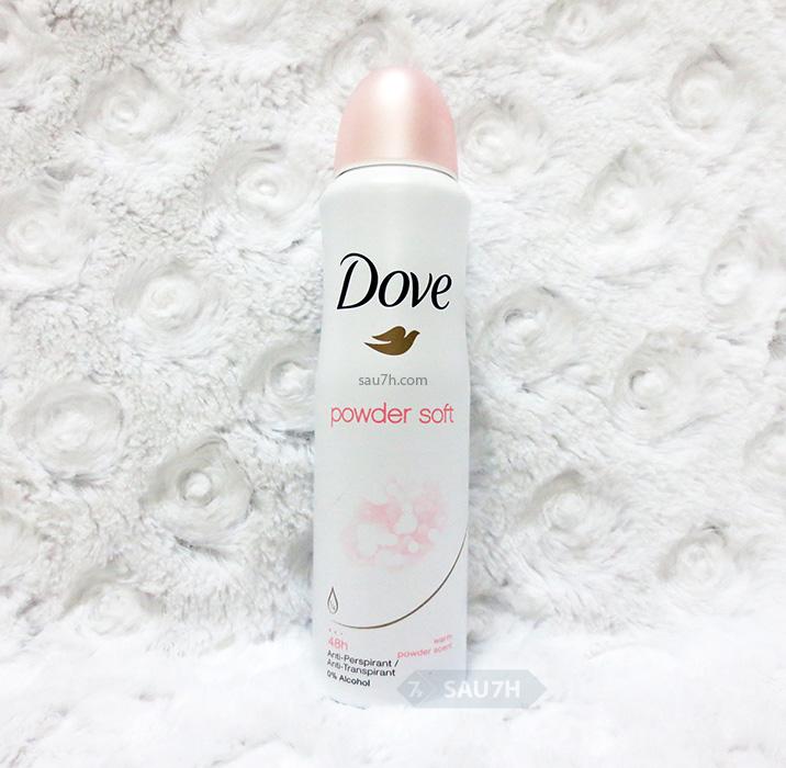 Xịt khử mùi Dove Powder Soft 150ml
