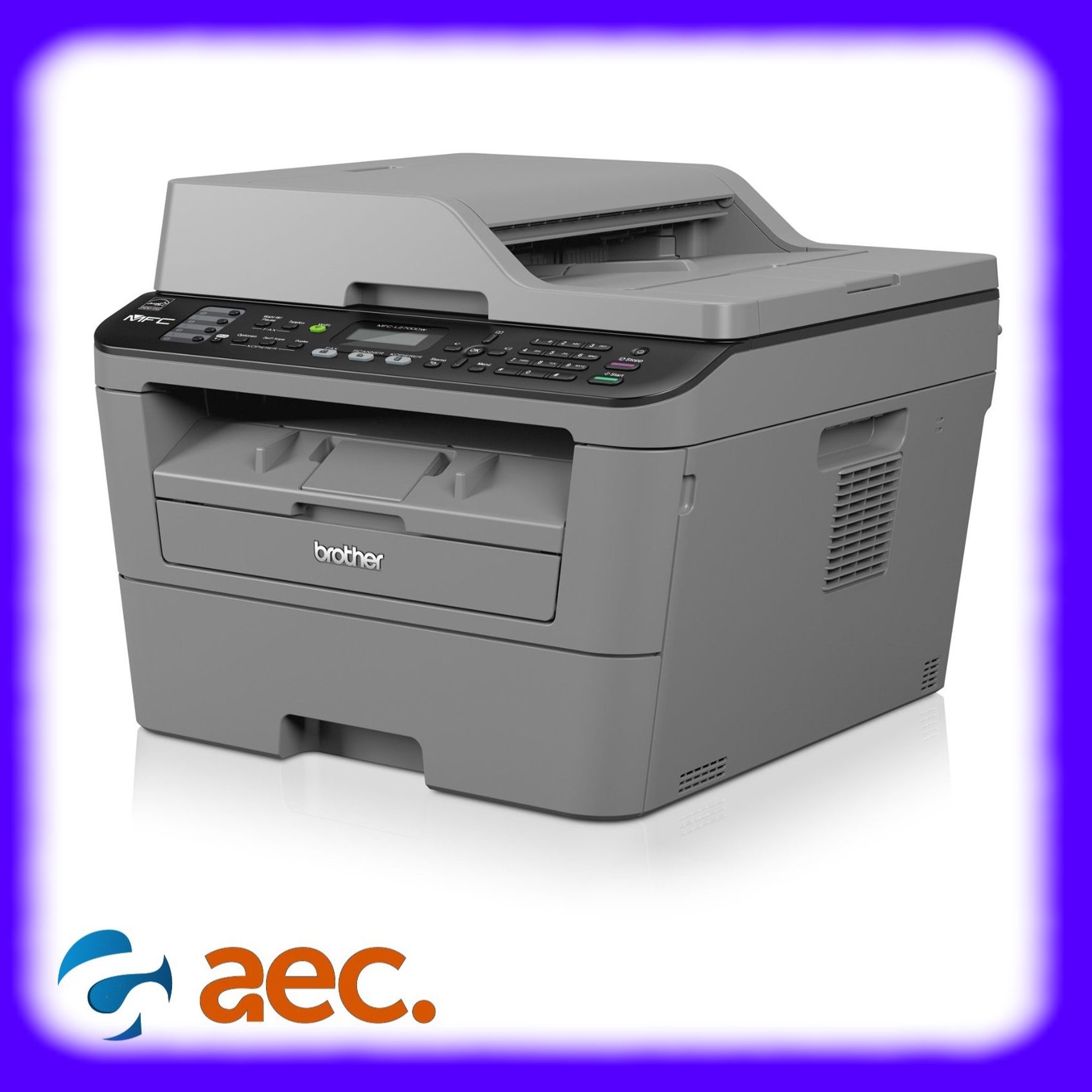[Trả góp 0%]Máy in laser đen trắng Brother MFC-L2701D (Print/ Scan/ Copy/ Fax)