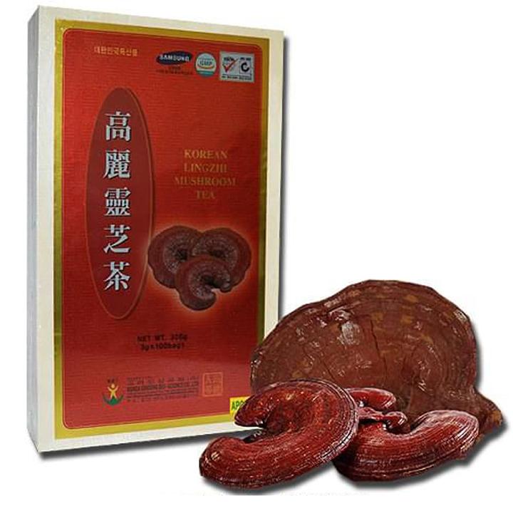 Trà Linh Chi BIO Hàn Quốc 300gr - 100 gói x 3gr