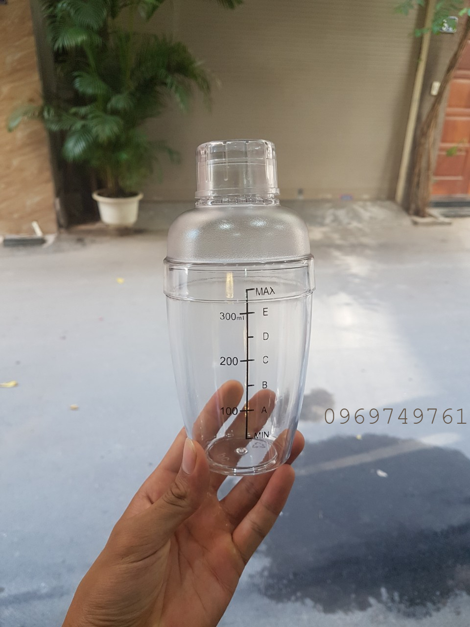 Bình lắc nhựa pha chế shaker trà sữa cocktail cao cấp