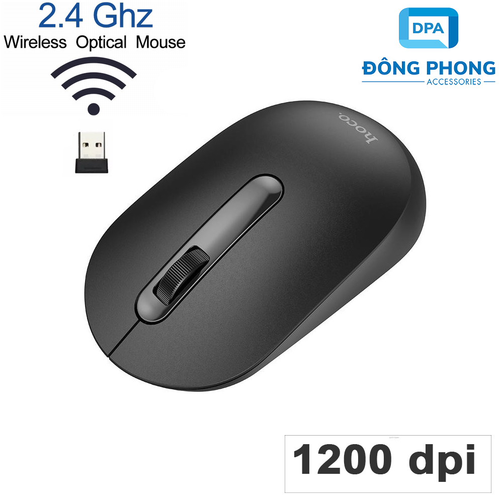 Chuột Không Dây Hoco Gm14 Chính Hãng - Mouse Wireless