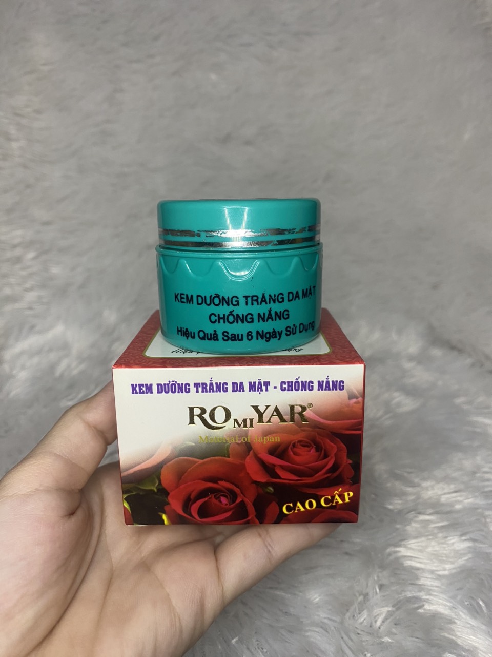 Kem dưỡng trắng da mặt-chống nắng 15g romiyar