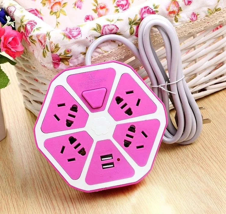 Ổ Cắm Điện Hình Trái Cam 2 Cổng USB