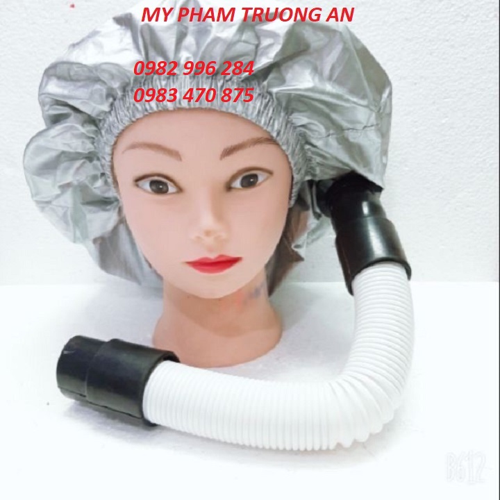 Mũ máy hấp dầu, ống ruột gà máy hấp tóc hai đầu