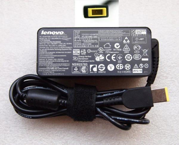 Sạc pin laptop lenovo 20v - 3.25a chân vuông - adapter lenovo