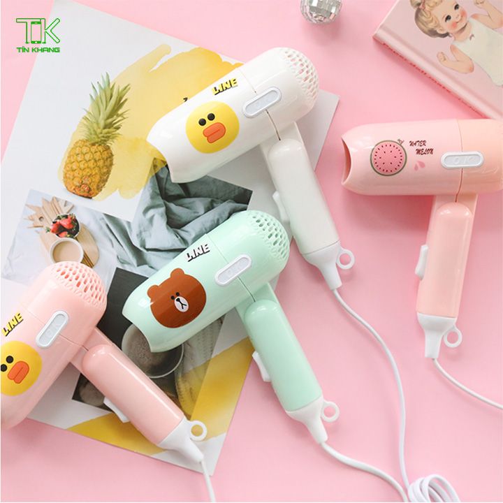❣️Máy Sấy Tóc Mini Icon Siêu Kute ❣️2 Chế Độ Gấp Gọn❣️