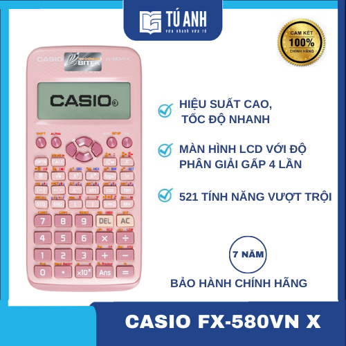 Máy Tính Khoa Học Casio FX-580VN X [ Sản phẩm chính hãng ]