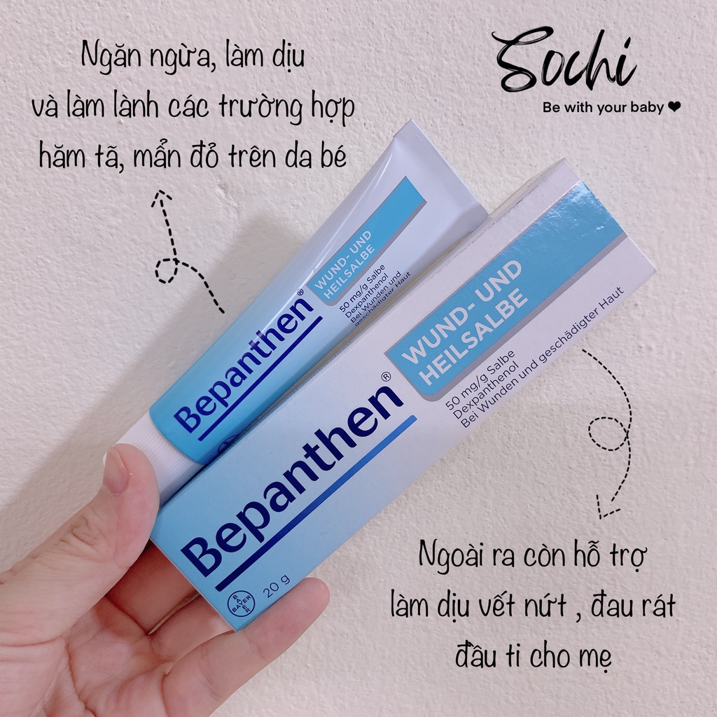 Kem hăm Bepanthen Đức - Bepanthen Wund Und Heilsalbe