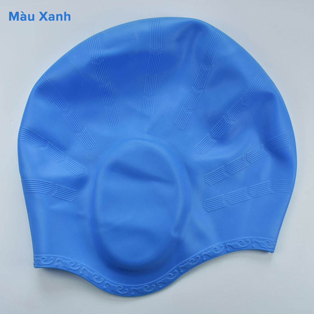 Mũ bơi người lớn trùm tai, nón bơi trẻ em silicone siêu co giãn – chọn màu, siêu bền, mềm, chống thấm nước, trùm búi tóc dài chính hãng amalife