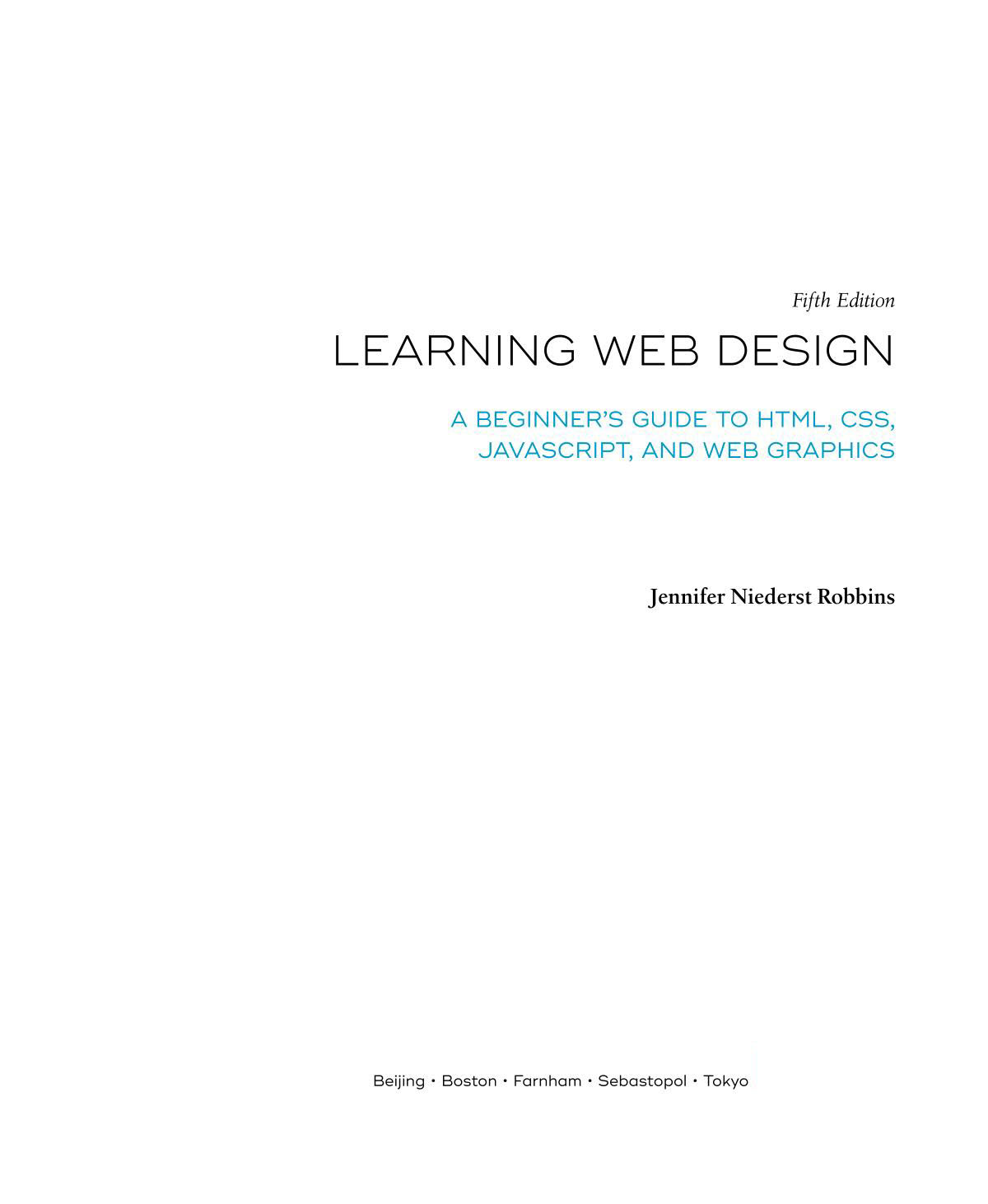 Learning Web Design