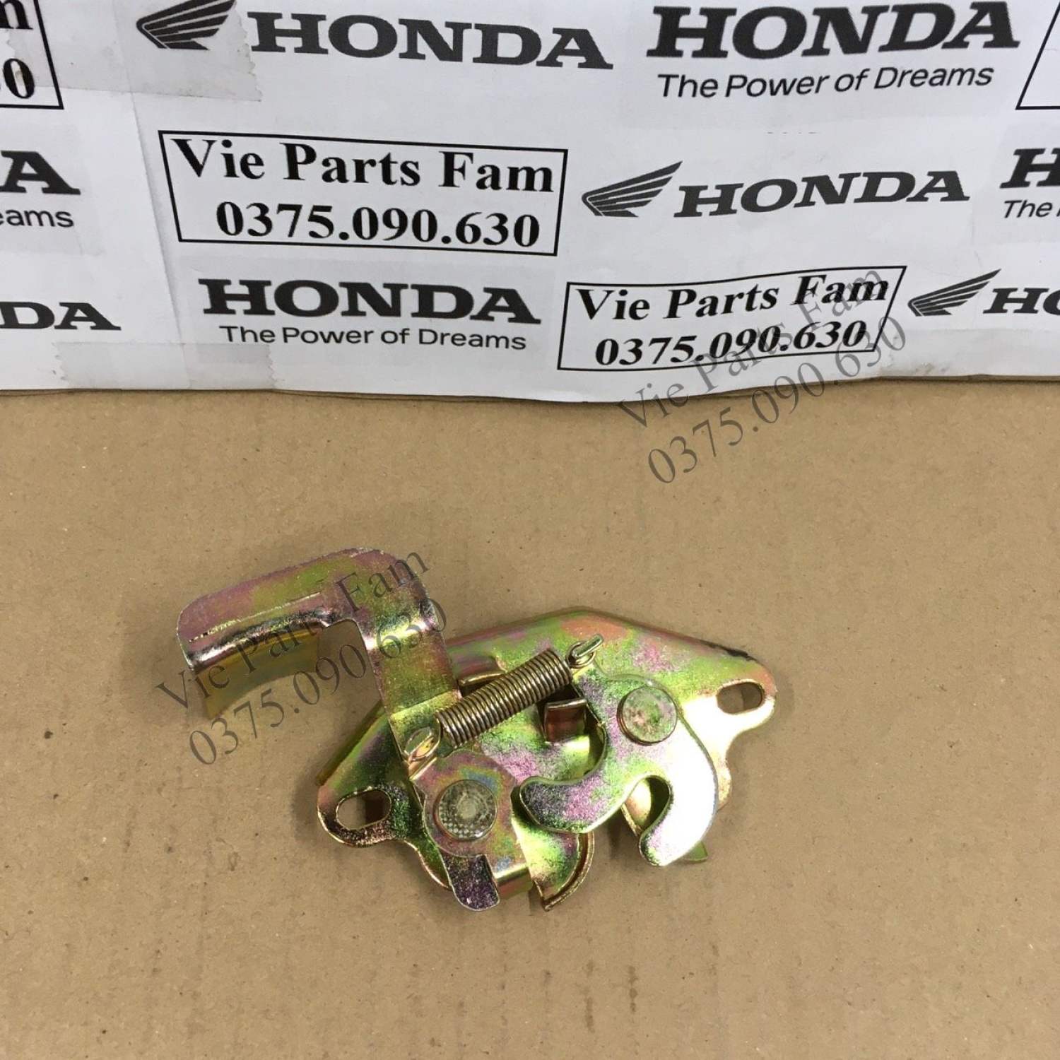 Sập yên, bướm khóa yên xe máy Wave nhỏ 2 bóng, Wave ZX, Wave thái