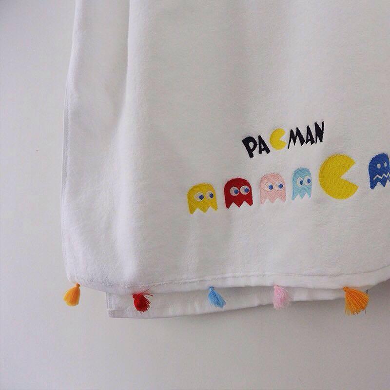 100% Cotton Sợi Cotton Tinh Chế Sợi Mảnh Nghề Thêu Khăn Mặt 100% Cotton Pac-Man Khăn Tắm Màu Trẻ Em Khăn Mặt Người Lớn Khăn Mặt