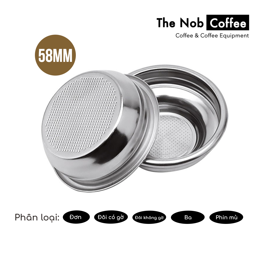 Giỏ lọc cà phê espresso 58mm (Filter Basket 58mm)