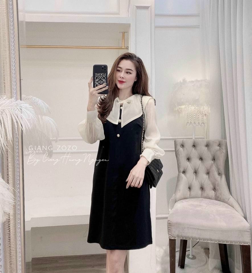 Đầm Suông - Váy Suông Rộng Có Cổ Freesize Chất Thô Mát Có Thể Mặc Bầu