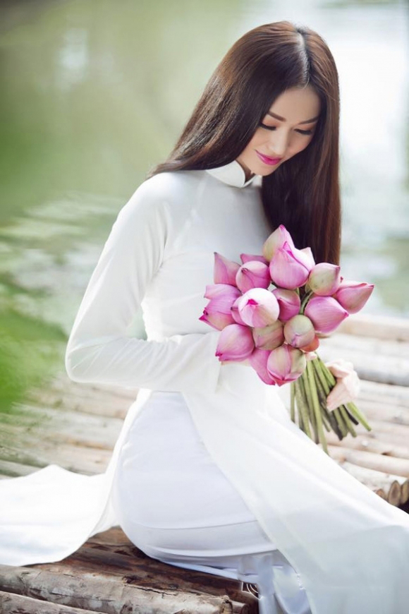 Áo dài học sinh lụa Thái Tuấn - Áo dài Ý Như
