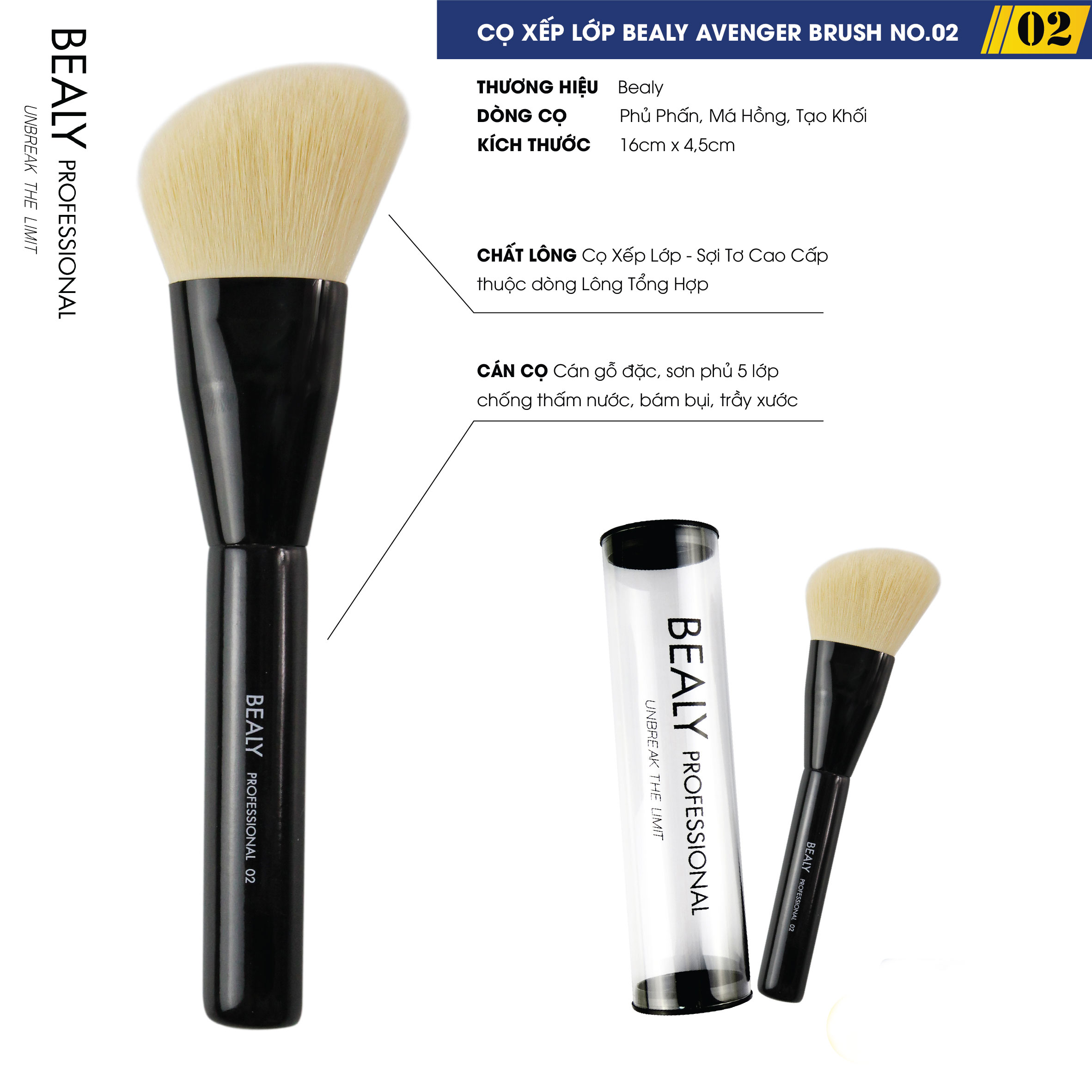 CỌ LẺ XẾP LỚP BEALY AVENGER BRUSH