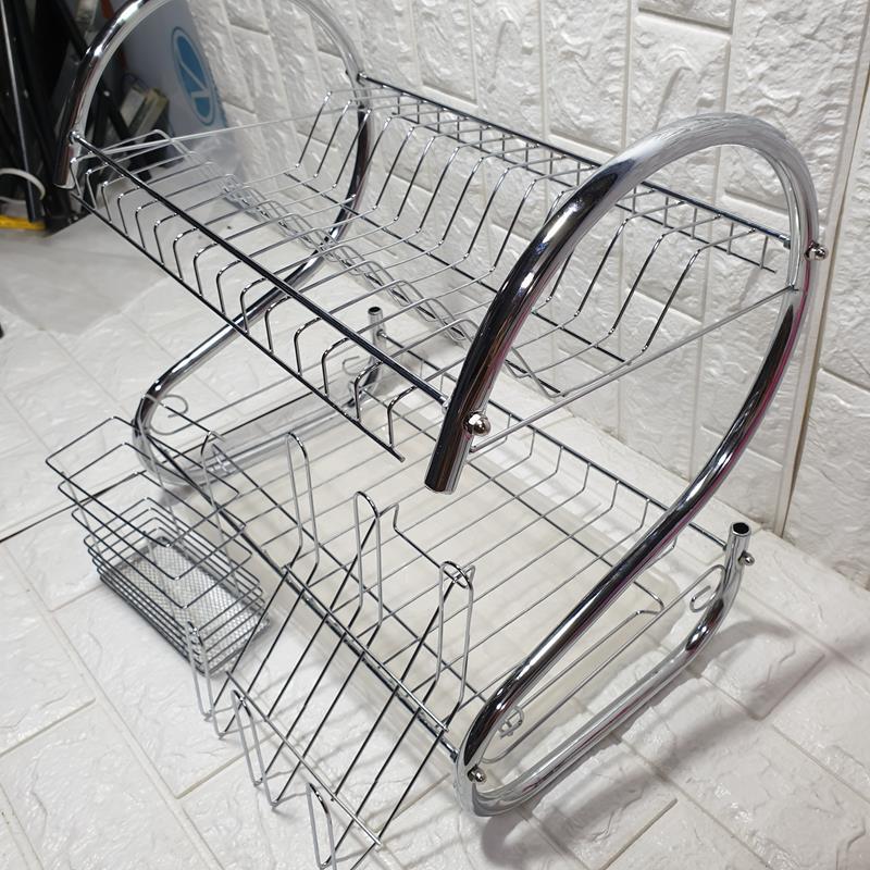 KỆ ÚP BÁT INOX 2 TẦNG