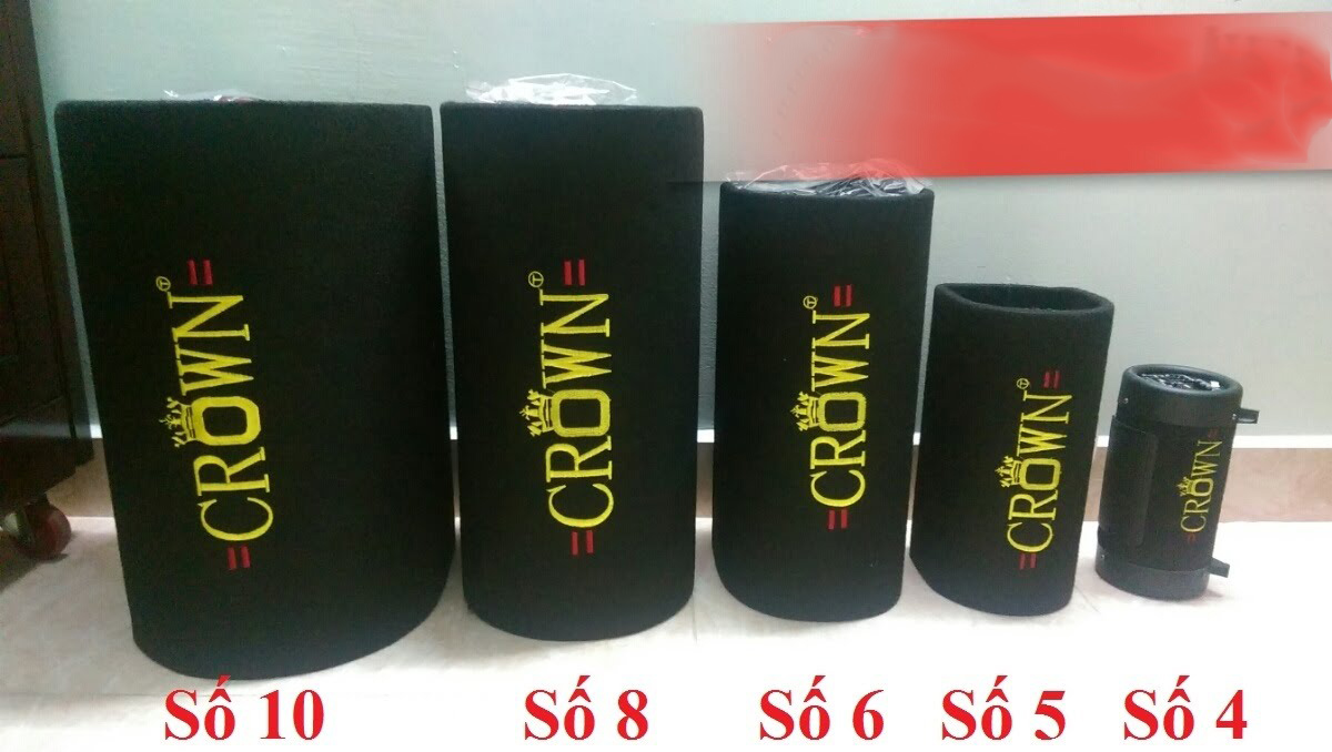 Loa nỉ Crown số 4, 5, 6, 8, 10 - Bảo hành 12 tháng