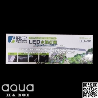 Đèn gác LED Aquablue 30cm dùng cho bể cá tép cảnh hồ thủy sinh thumbnail